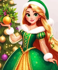 Disney Christmas Princess Diamond Painting