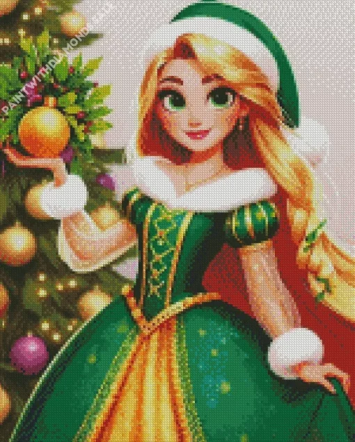 Disney Christmas Princess Diamond Painting