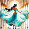 disney princess Jasmine Dancing Diamond Paintings