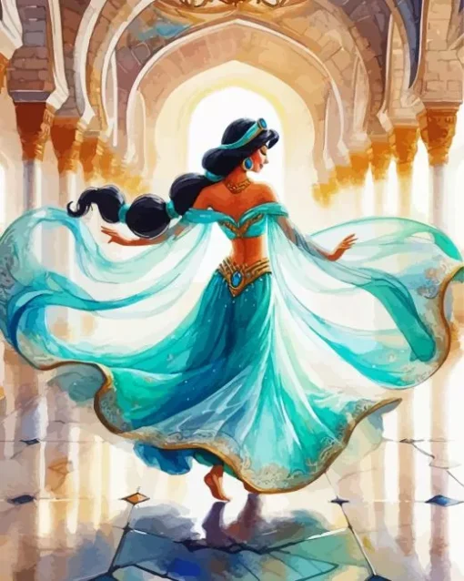 disney princess Jasmine Dancing Diamond Paintings