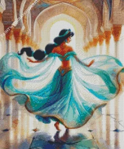 disney princess Jasmine Dancing Diamond Paints