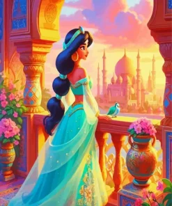 disney princess Jasmine Diamond Paintings