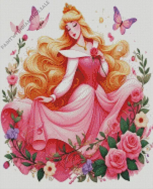 disney princess aurora Diamond Paints