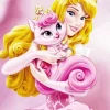 disney princess aurora and her cat Diamond Paintings