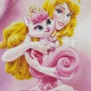 disney princess aurora and her cat Diamond Paints