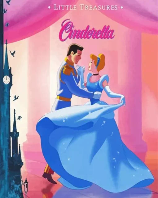 disney princess cinderella with the prince Diamond Paintings