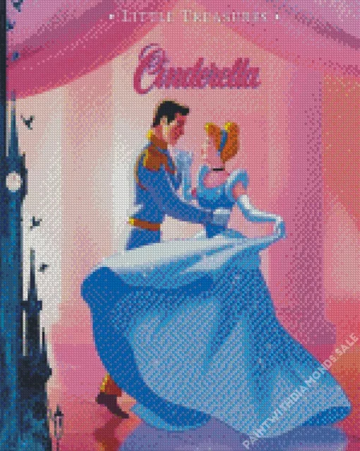 disney princess cinderella with the prince Diamond Paints