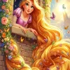 disney princess rapunzel Diamond Paintings