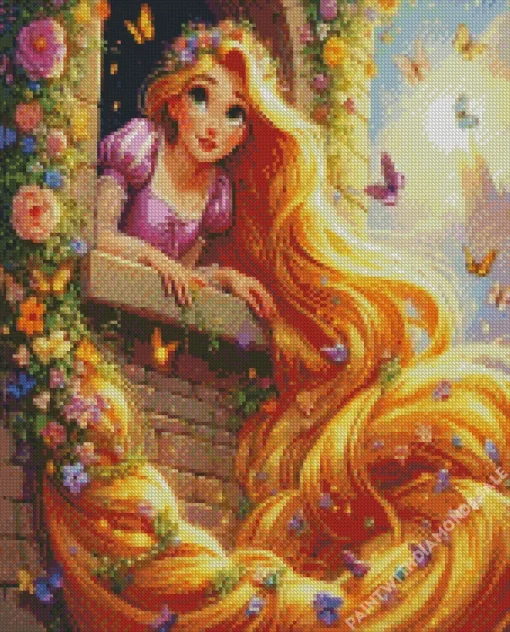 disney princess rapunzel Diamond Paints