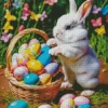 Easter Bunny Diamond Painting