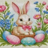 Aesthetic Easter Bunny Diamond Paintings