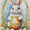 Easter Bunny And Eggs Diamond Painting