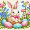 Aesthetic Easter Bunny Diamond Paintings