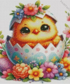 Easter Chick Diamond Paintings