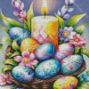 Easter Eggs And Candles Diamond Painting