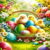 Easter Eggs And Chicks Diamond Paintings