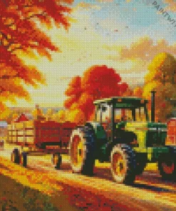 Fall Farm Diamond Paintings