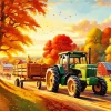 Fall Farm Diamond Paintings