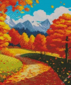 Fall Landscape Diamond Paintings