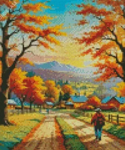 Fall Time Diamond Paintings