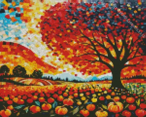 Fall Tree Diamond Paintings