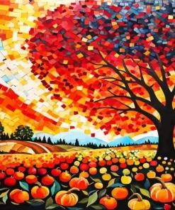 Fall Tree Diamond Paintings