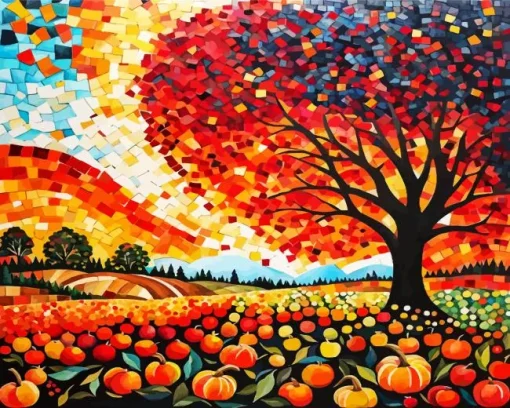 Fall Tree Diamond Paintings