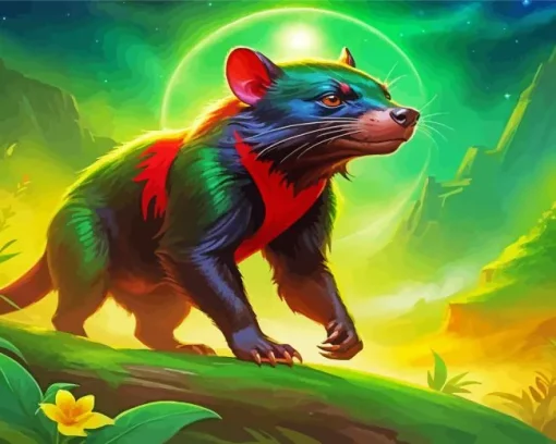 Fantasy Tasmanian Devil Diamond Painting