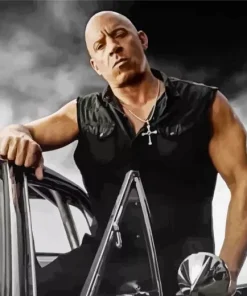 fast and furious Dominic Toretto Diamond With Numbers