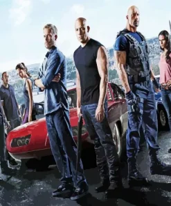 fast and furious characters Diamond With Numbers