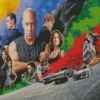 fast and furious movie Diamond With Numbers