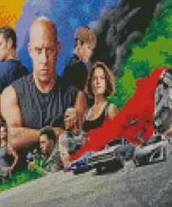 fast and furious movie Diamond With Numbers