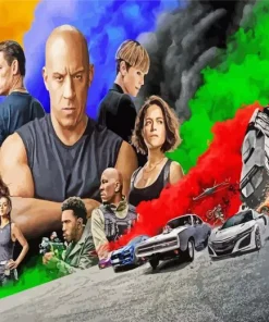 fast and furious movie Diamond With Numbers