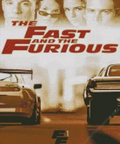 fast and furious movie poster Diamond Dotz