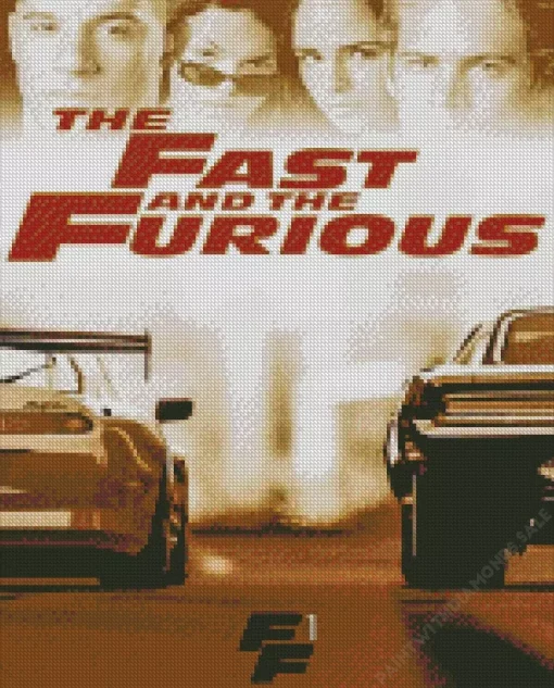 fast and furious movie poster Diamond Dotz