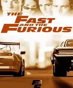 fast and furious movie poster Diamond With Numbers