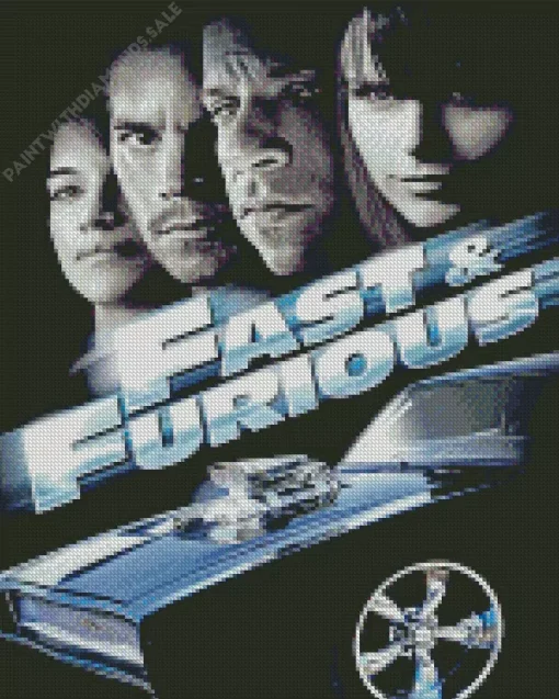 fast and furious poster Diamond Dotz