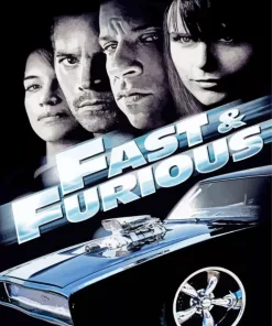 fast and furious poster Diamond With Numbers