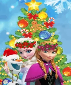 Frozen Christmas Art Diamond Painting