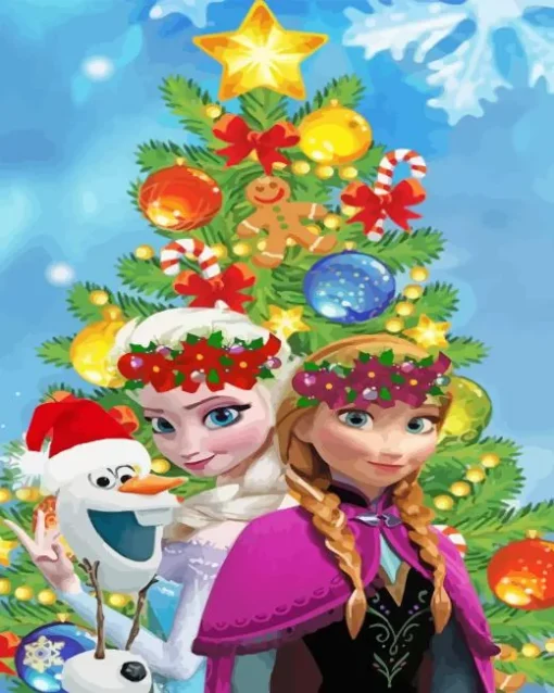 Frozen Christmas Art Diamond Painting