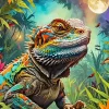 Full Pogona Diamond Painting