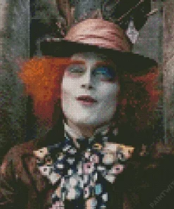 Funny Mad Hatter Diamond Painting