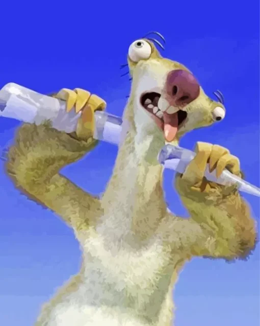 Funny Sid From Ice Age Diamond Painting