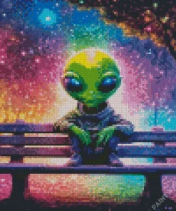 Galaxy Alien Diamond Painting