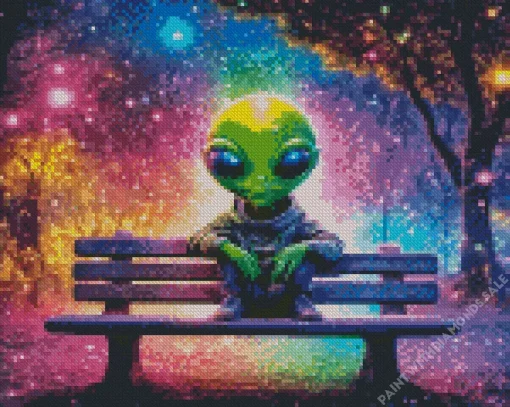 Galaxy Alien Diamond Painting