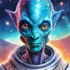 Galaxy Alien Art Diamond Painting