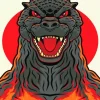 Godzilla Monster Diamond Paintings