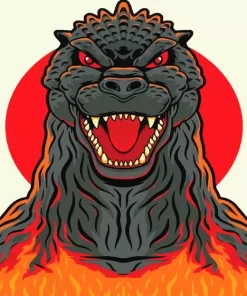 Godzilla Monster Diamond Paintings