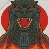 Godzilla Monster Diamond Painting