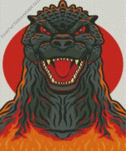 Godzilla Monster Diamond Painting